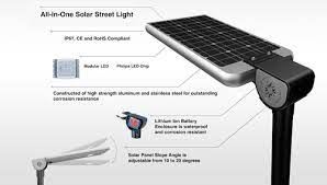 BTree LED Solar Street Light -12 W met Li-ionbatterij en 20W zonnepaneel- 广州纵横-第 2 组-杨惠萍